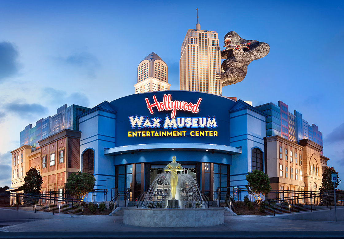 exterior of Hollywood wax museum
