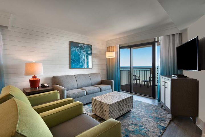Grande Cayman Oceanfront Living Room