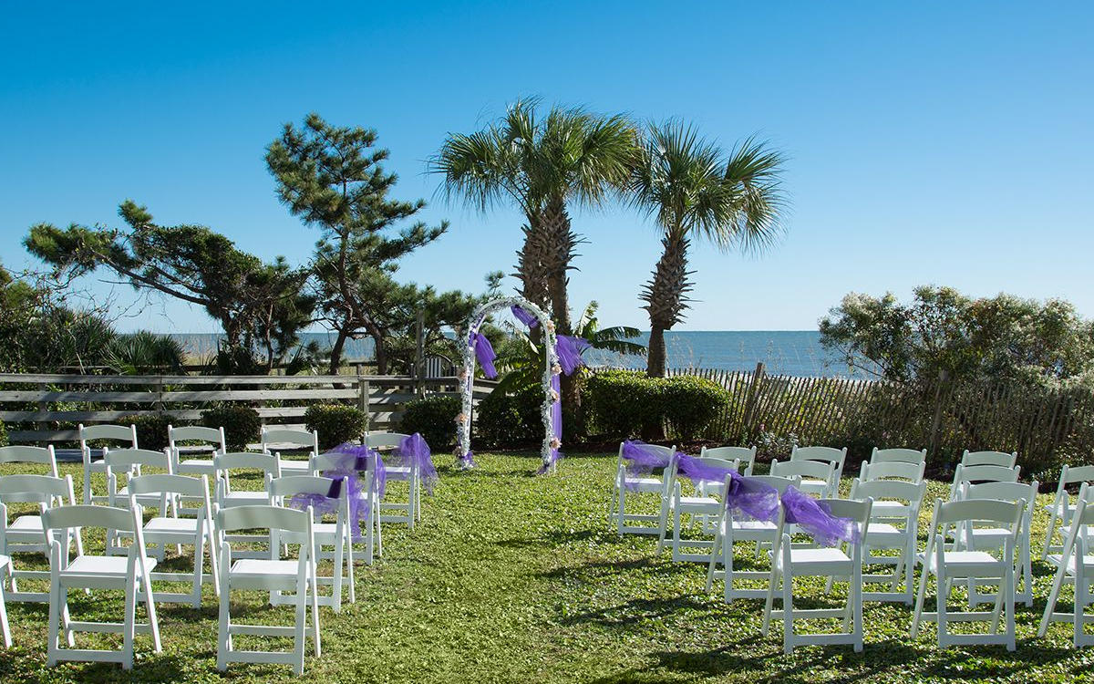 Oceanfront Lawn Wedding