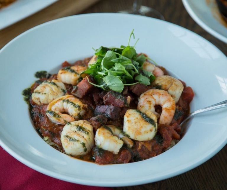 Jambalaya Dish at Sea Captain's House Restaurant