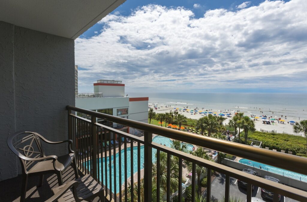 Grande Cayman Oceanfront King Suite Balcony