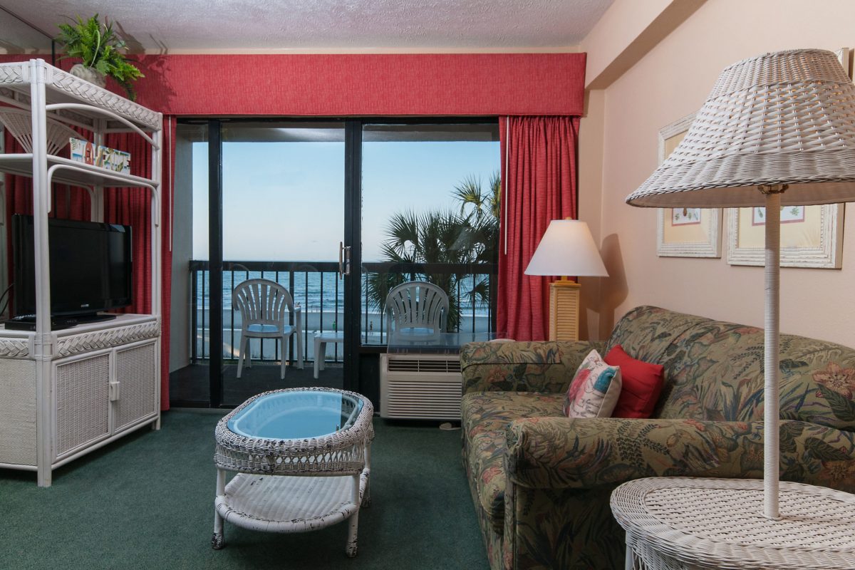 Savoy Oceanfront Suite Living Room