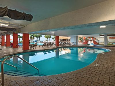 Indoor pool at Grande Cayman Resort in Myrtle Beach,SC